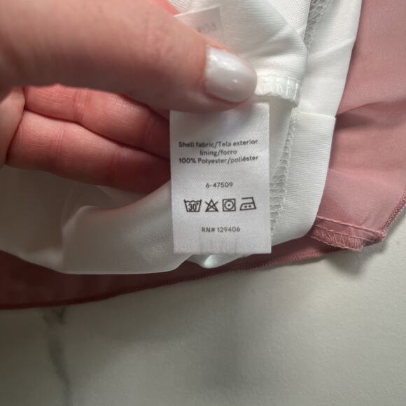 Venus Women's Pink Orchid Purple Ombre Chiffon Overlay Sleeveless Dress Size 8 - Picture 9 of 12